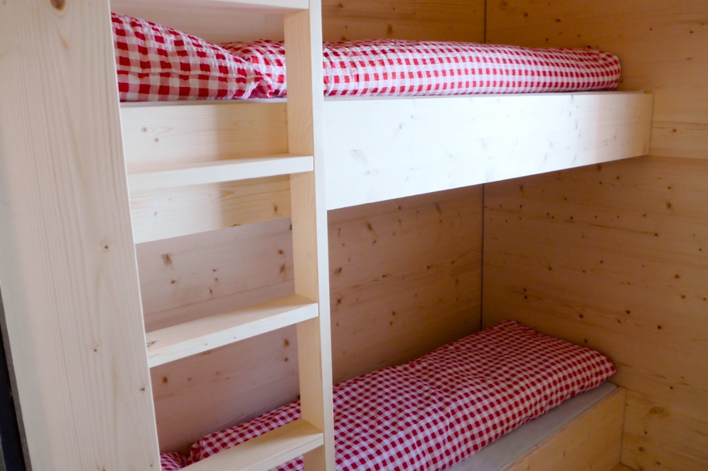 1 chambre de 2 places.